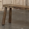 Rustic Mid-Century Brutalist Bench ~ Stool