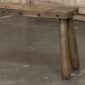 Rustic Mid-Century Brutalist Bench ~ Stool