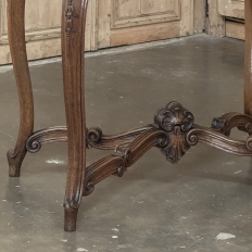 Antique French Louis XV Marble Top Center Table