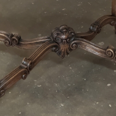 Antique French Louis XV Marble Top Center Table
