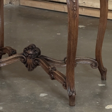 Antique French Louis XV Marble Top Center Table