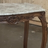 Antique French Louis XV Marble Top Center Table