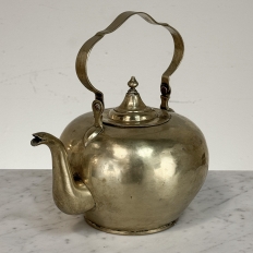 19th Century Brass Kettle
