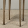 Petite 19th Century Rustic Louis XVI Stripped Oak End Table
