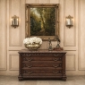 19th Century French Henri II Marble Top Walnut Commode