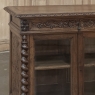 19th Century French Renaissance Revival Oak Vitrine ~ Credenza