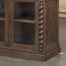 19th Century French Renaissance Revival Oak Vitrine ~ Credenza