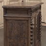 19th Century French Renaissance Revival Oak Vitrine ~ Credenza