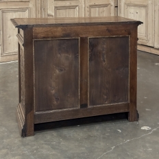 19th Century French Renaissance Revival Oak Vitrine ~ Credenza