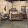 19th Century French Walnut Renaissance Revival Queen Bed