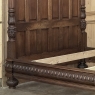 19th Century French Walnut Renaissance Revival Queen Bed