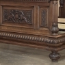 19th Century French Walnut Renaissance Revival Queen Bed