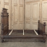 19th Century French Walnut Renaissance Revival Queen Bed