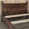 19th Century French Walnut Renaissance Revival Queen Bed