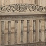 19th Century French Renaissance Barley Twist Stripped Oak Hall Bench Trunk