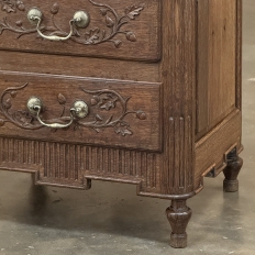 19th Century Liègeois Louis XVI Petite Oak Commode