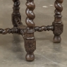 Antique French Renaissance Octagonal Barley Twist Table