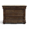 19th Century Napoleon III Neoclassical Rosewood Commode with Original Carrara Marble