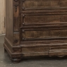 19th Century Napoleon III Neoclassical Rosewood Commode with Original Carrara Marble