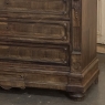 19th Century Napoleon III Neoclassical Rosewood Commode with Original Carrara Marble