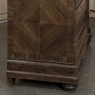 19th Century Napoleon III Neoclassical Rosewood Commode with Original Carrara Marble