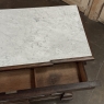 19th Century Napoleon III Neoclassical Rosewood Commode with Original Carrara Marble