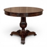 19th Century French Louis Philippe Period Mahogany Center Table