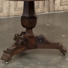 19th Century French Louis Philippe Period Mahogany Center Table