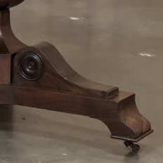 19th Century French Louis Philippe Period Mahogany Center Table