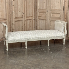19th Century Swedish Gustavian Painted Canape ~ Daybed ~ Settee
