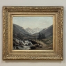 Pair of Framed Oil Paintings on Canvas by Henri Mosny Dated 1883