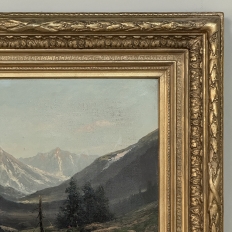 Pair of Framed Oil Paintings on Canvas by Henri Mosny Dated 1883