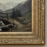 Pair of Framed Oil Paintings on Canvas by Henri Mosny Dated 1883
