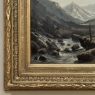 Pair of Framed Oil Paintings on Canvas by Henri Mosny Dated 1883