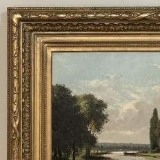 Pair of Framed Oil Paintings on Canvas by Henri Mosny Dated 1883