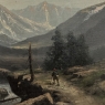 Pair of Framed Oil Paintings on Canvas by Henri Mosny Dated 1883