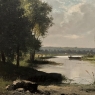 Pair of Framed Oil Paintings on Canvas by Henri Mosny Dated 1883