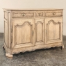 18th Century Country French Louis XIV Style Buffet in Stripped Oak