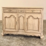18th Century Country French Louis XIV Style Buffet in Stripped Oak