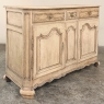 18th Century Country French Louis XIV Style Buffet in Stripped Oak