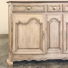 18th Century Country French Louis XIV Style Buffet in Stripped Oak