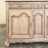 18th Century Country French Louis XIV Style Buffet in Stripped Oak
