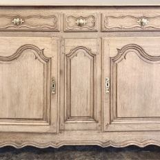 18th Century Country French Louis XIV Style Buffet in Stripped Oak