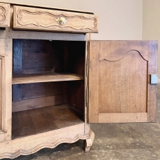 18th Century Country French Louis XIV Style Buffet in Stripped Oak