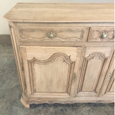 18th Century Country French Louis XIV Style Buffet in Stripped Oak