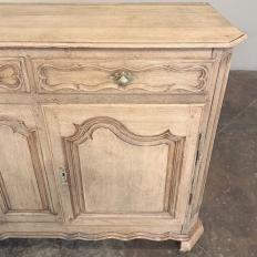 18th Century Country French Louis XIV Style Buffet in Stripped Oak