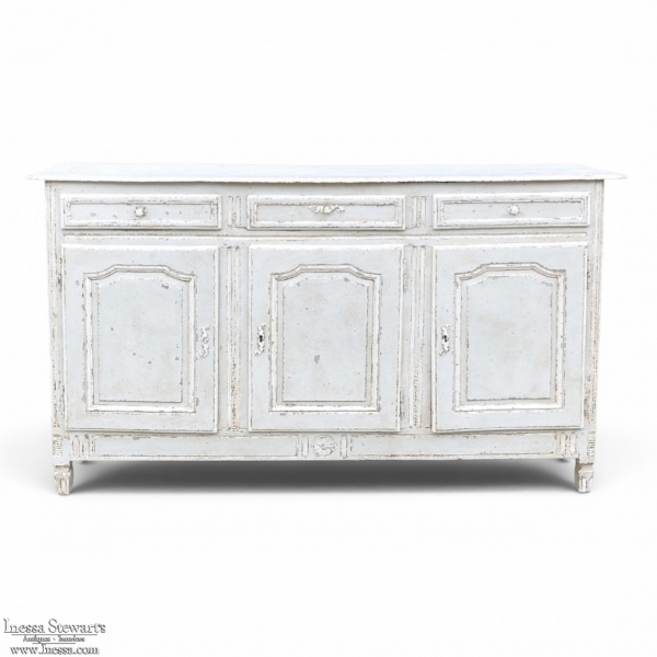18th Century Country French Painted Buffet