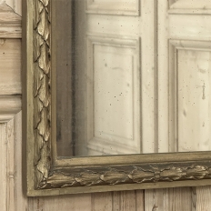 19th Century Italian Hand Carved Giltwood Louis XVI Mirror