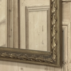 19th Century Italian Hand Carved Giltwood Louis XVI Mirror