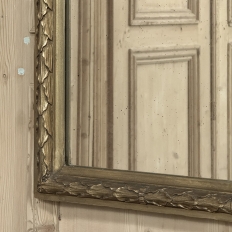19th Century Italian Hand Carved Giltwood Louis XVI Mirror